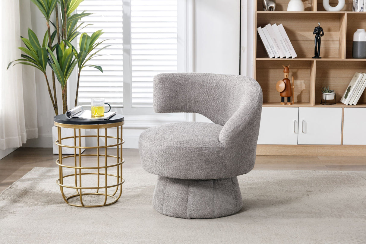 360 Degree Swivel Cuddle Barrel Accent Chairs by Blak Hom