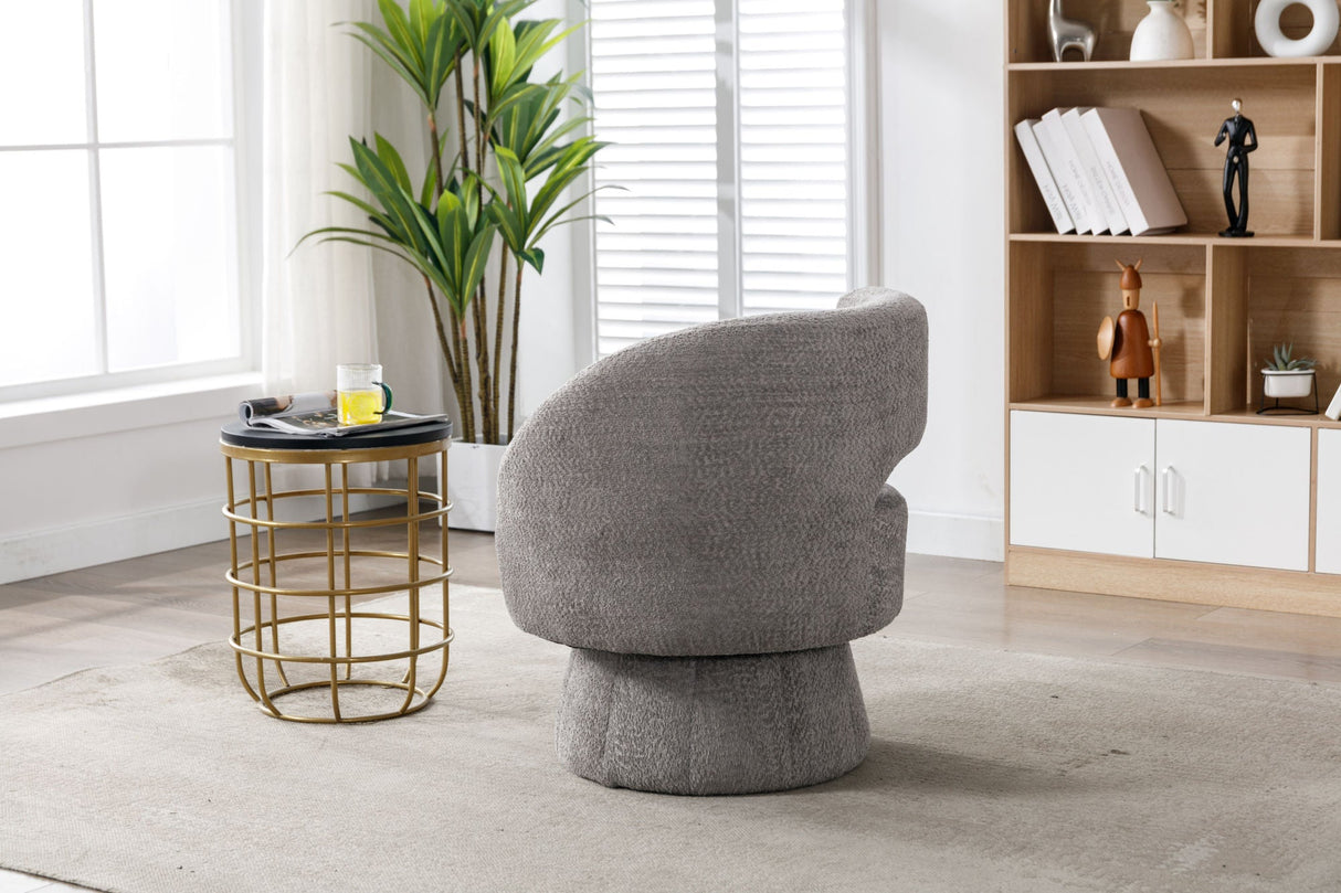 360 Degree Swivel Cuddle Barrel Accent Chairs by Blak Hom