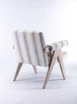 Unique Boho Sherpa Accent Chair by Blak Hom