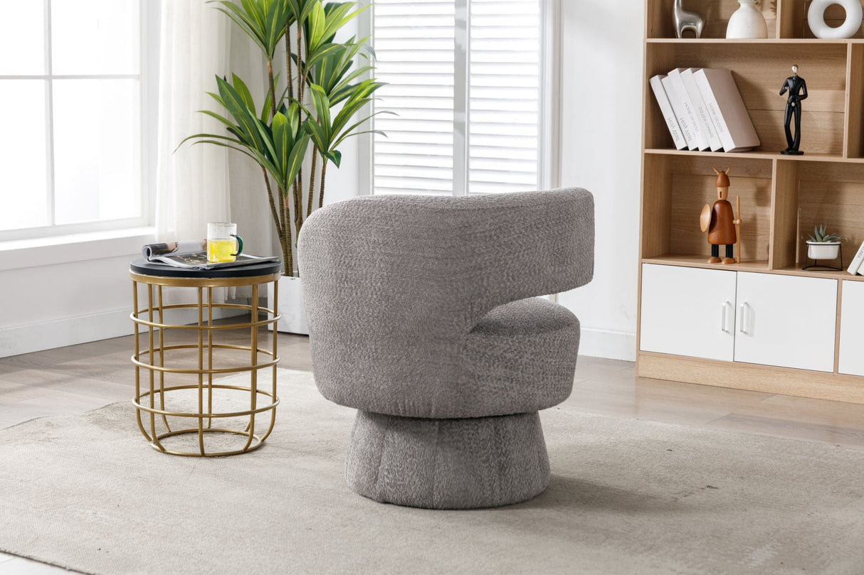 360 Degree Swivel Cuddle Barrel Accent Chairs by Blak Hom