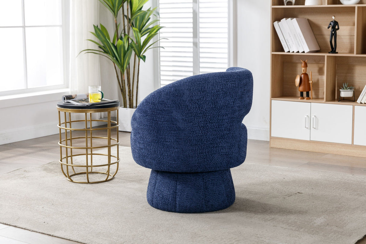 360 Degree Swivel Cuddle Barrel Accent Chairs by Blak Hom