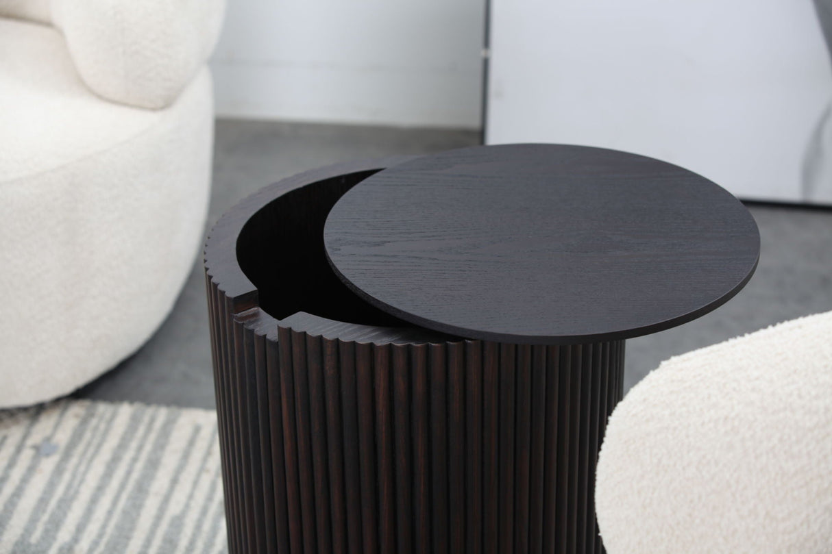 Handmade Round Coffee Table by Blak Hom