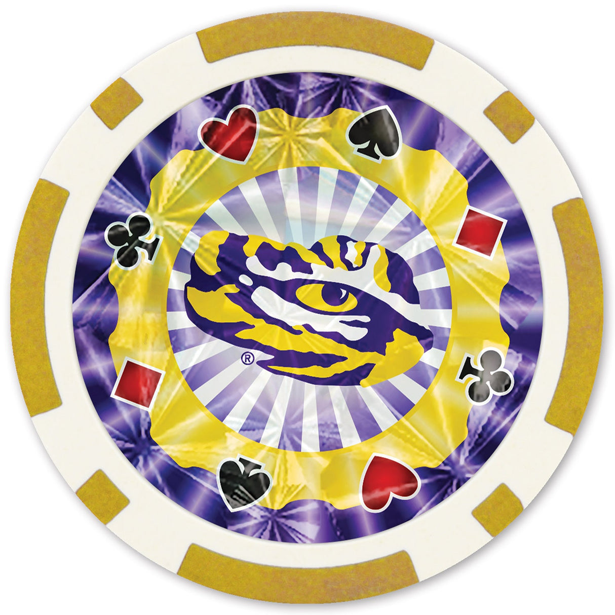 LSU Tigers 20 Piece Poker Chips by MasterPieces Puzzle Company INC