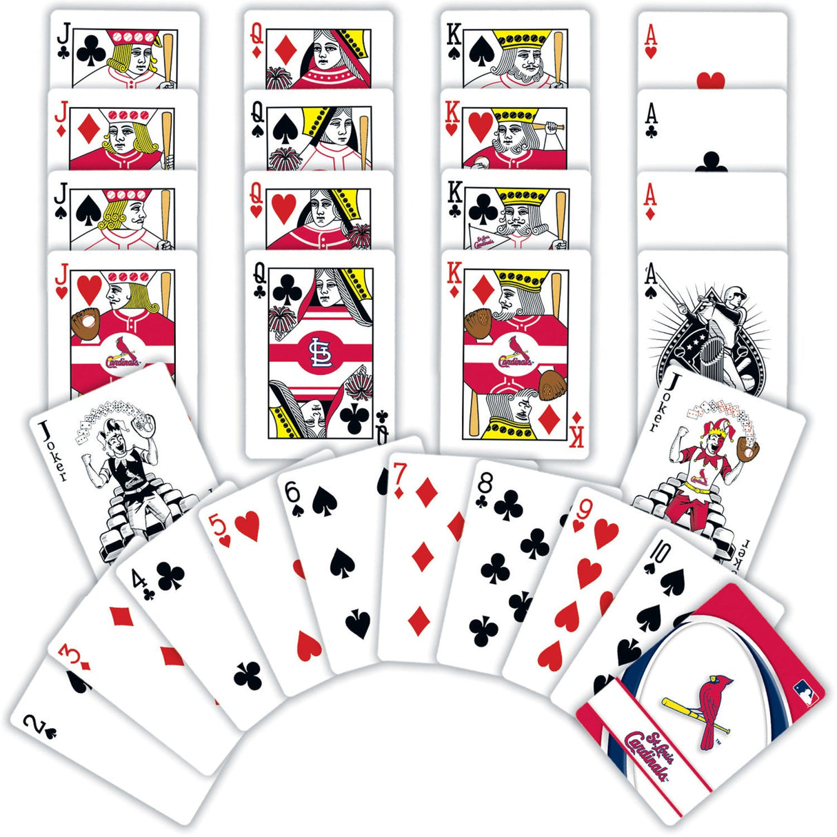 St. Louis Cardinals Playing Cards - 54 Card Deck by MasterPieces Puzzle Company INC