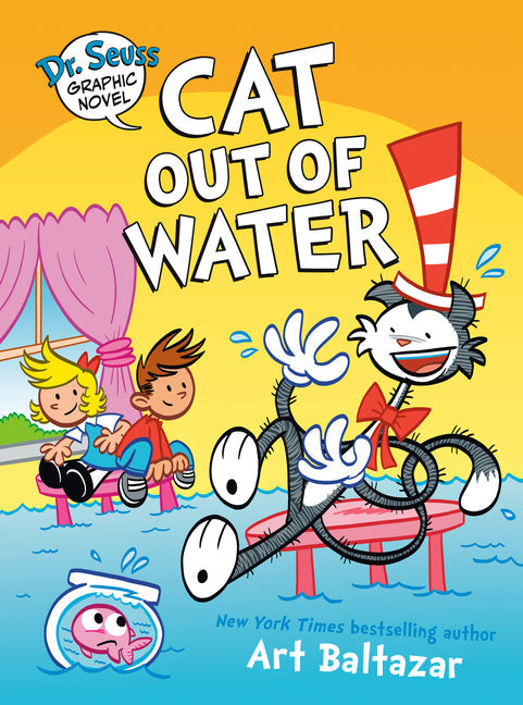 Dr. Seuss Graphic Novel: Cat Out of Water: A Cat in the Hat Story - Hardcover by Books by splitShops