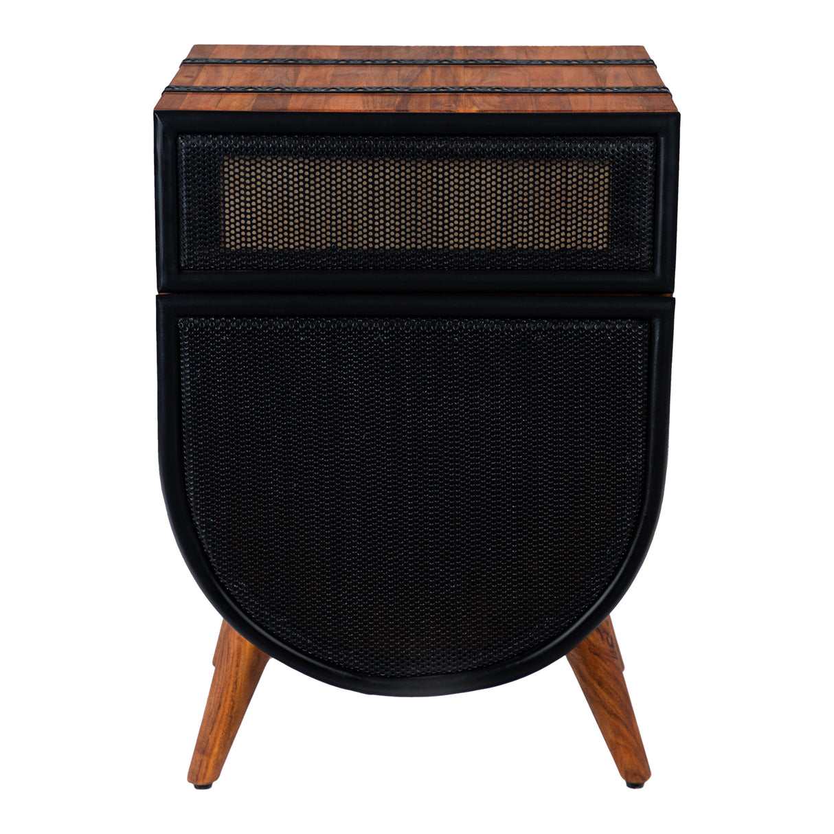 Acacia Wood Accent Cabinet Chest by Blak Hom