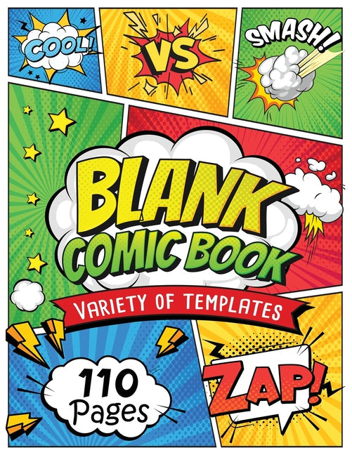 Blank Comic Book: Draw Your own Comics And Create The Best Stories - Paperback by Books by splitShops