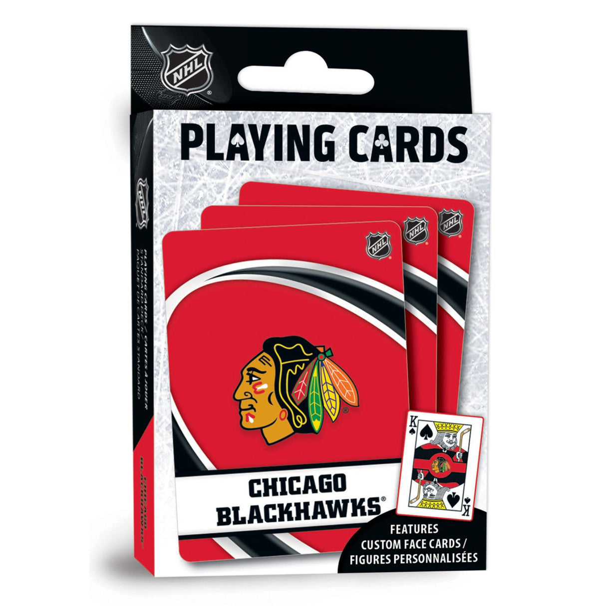 Chicago Blackhawks Playing Cards - 54 Card Deck by MasterPieces Puzzle Company INC