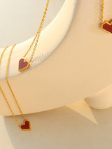 Simple  Geometric Heart Shape Necklaces Accessories by migunica