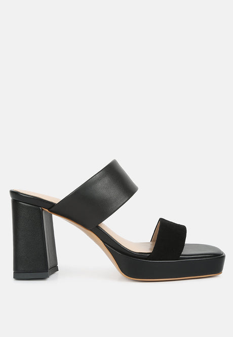 eddlia slip on platform sandals by London Rag