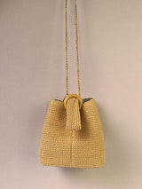 Casual Simple Weave Handbag by migunica