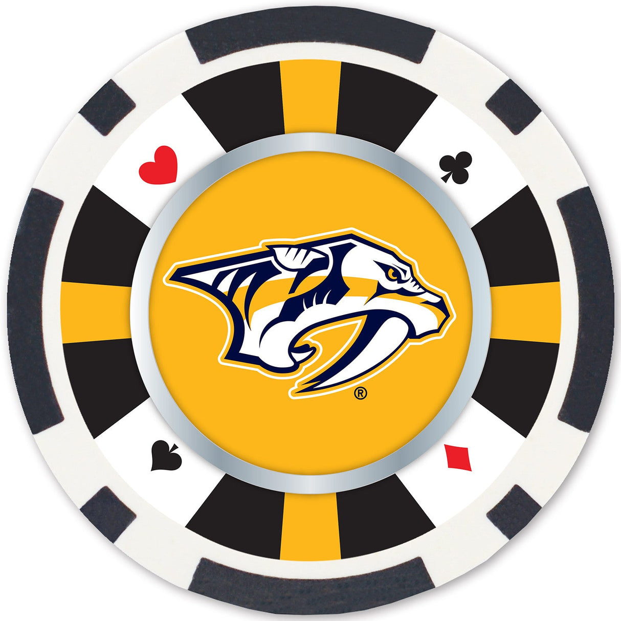 Nashville Predators 100 Piece Poker Chips by MasterPieces Puzzle Company INC