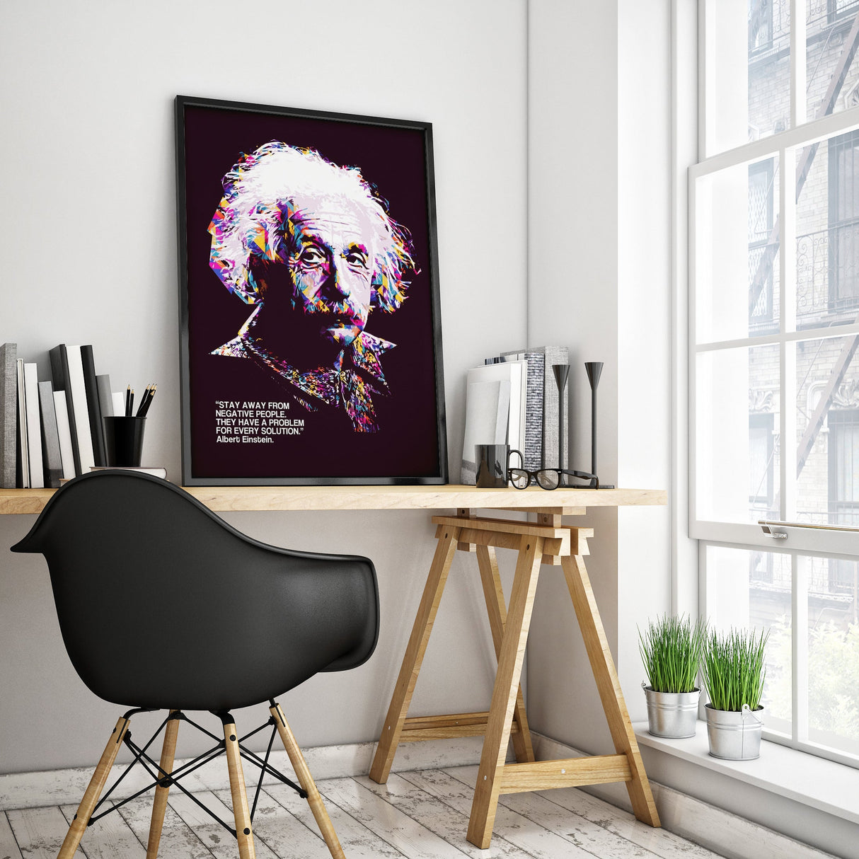 ALBERT EINSTEIN by GVLLERY