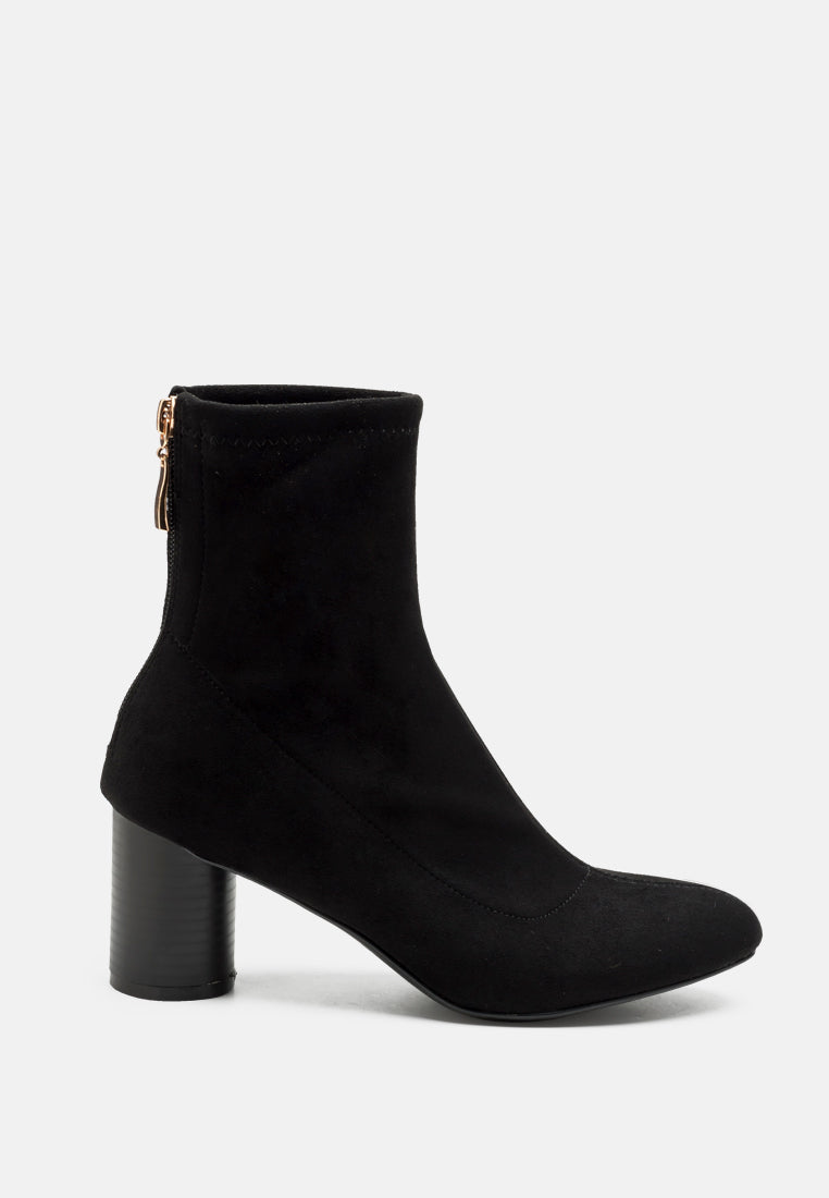 emerson micro suede ankle boots by London Rag