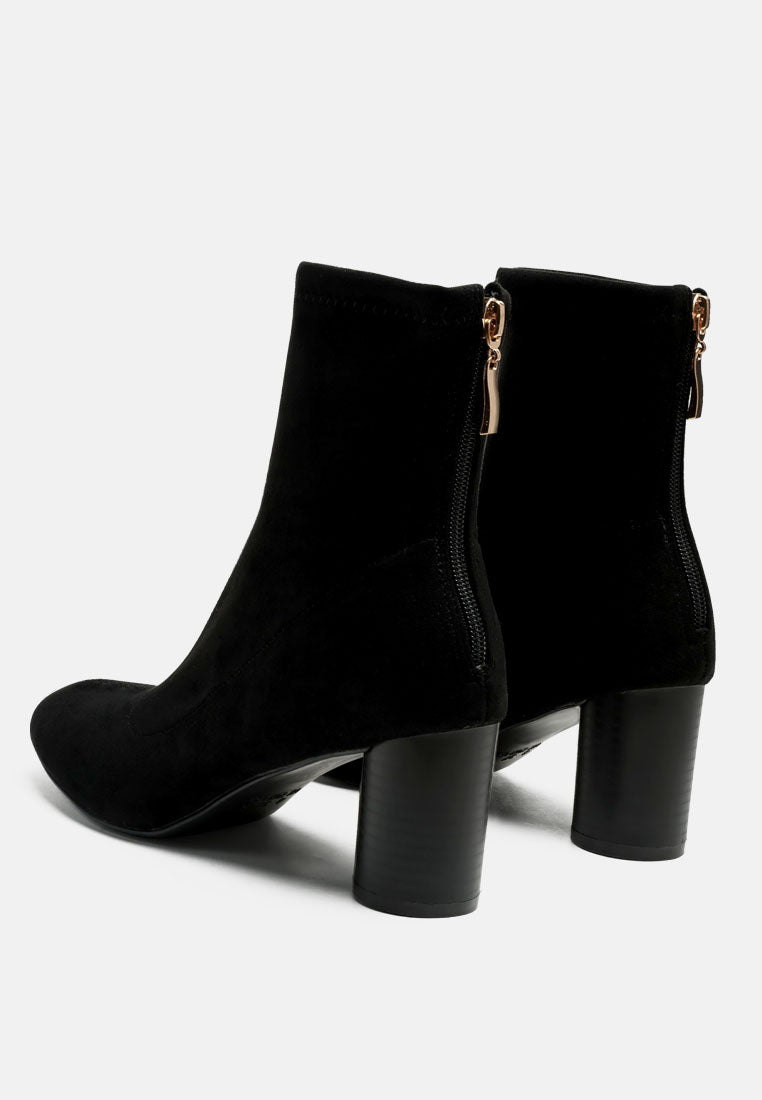 emerson micro suede ankle boots by London Rag