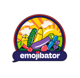 Emojibator Sunset Vibes Sticker by Emojibator