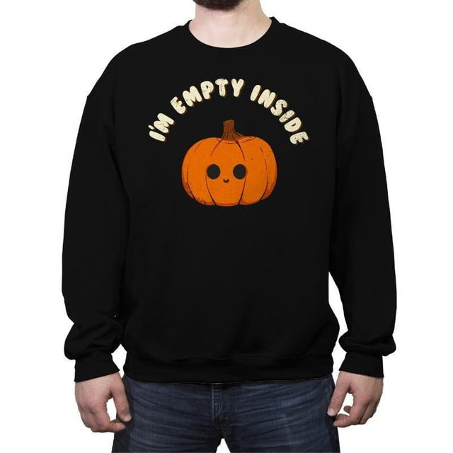 Empty Inside - Crew Neck Sweatshirt by RIPT Apparel - Vysn