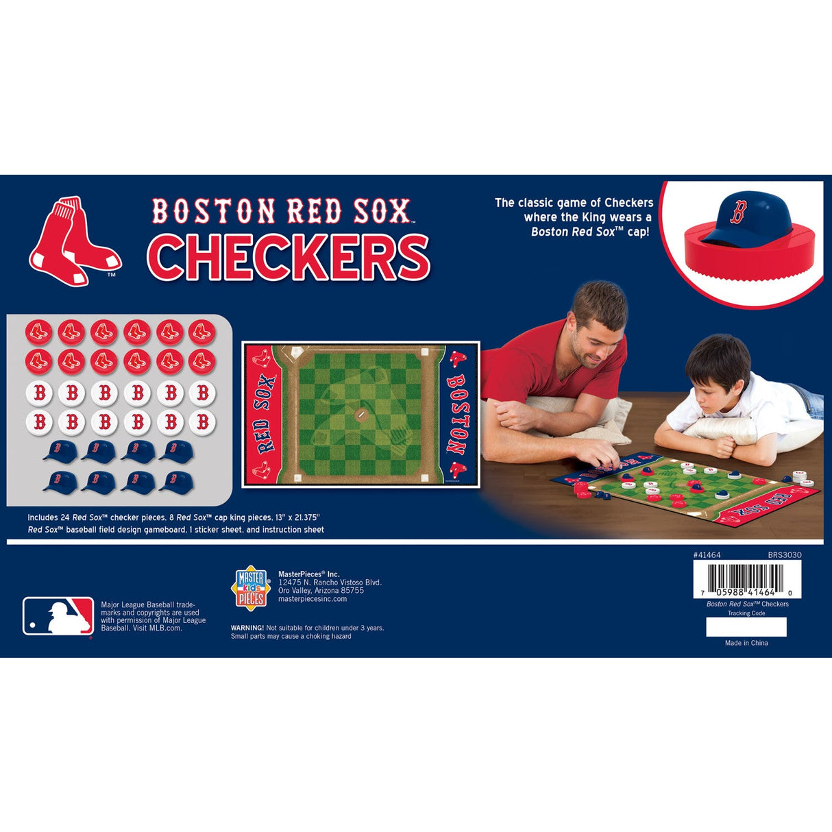 Boston Red Sox Checkers Board Game by MasterPieces Puzzle Company INC