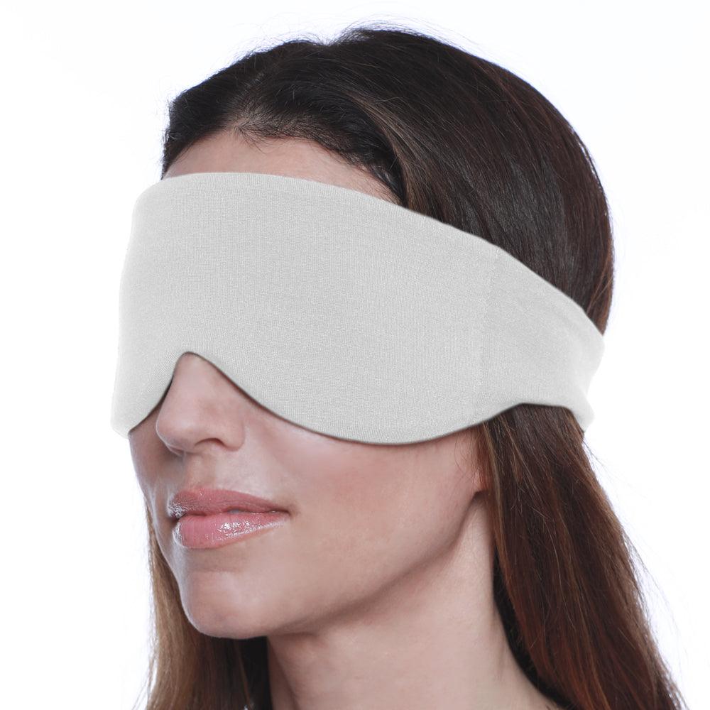 Escape Sleep Mask in Silver Gray by HappyLuxe