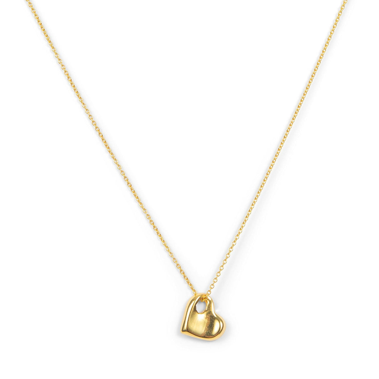 Heart Classic Gold Pendant Necklace by ETHICGOODS