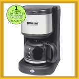 Better Chef 4-Cup Stainless Steel Coffeemaker by Jupiter Gear Home