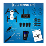 Contixo Arctic F16 Beginner FPV Stunt Drone with 2 Batteries by Contixo