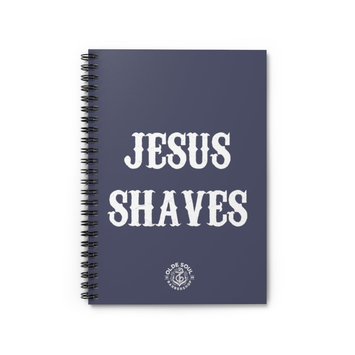 Jesus Shaves Spiral Notebook - Ruled Line by The Olde Soul