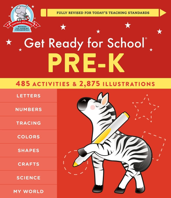 Get Ready for School: Pre-K (Revised & Updated) - Spiral by Books by splitShops