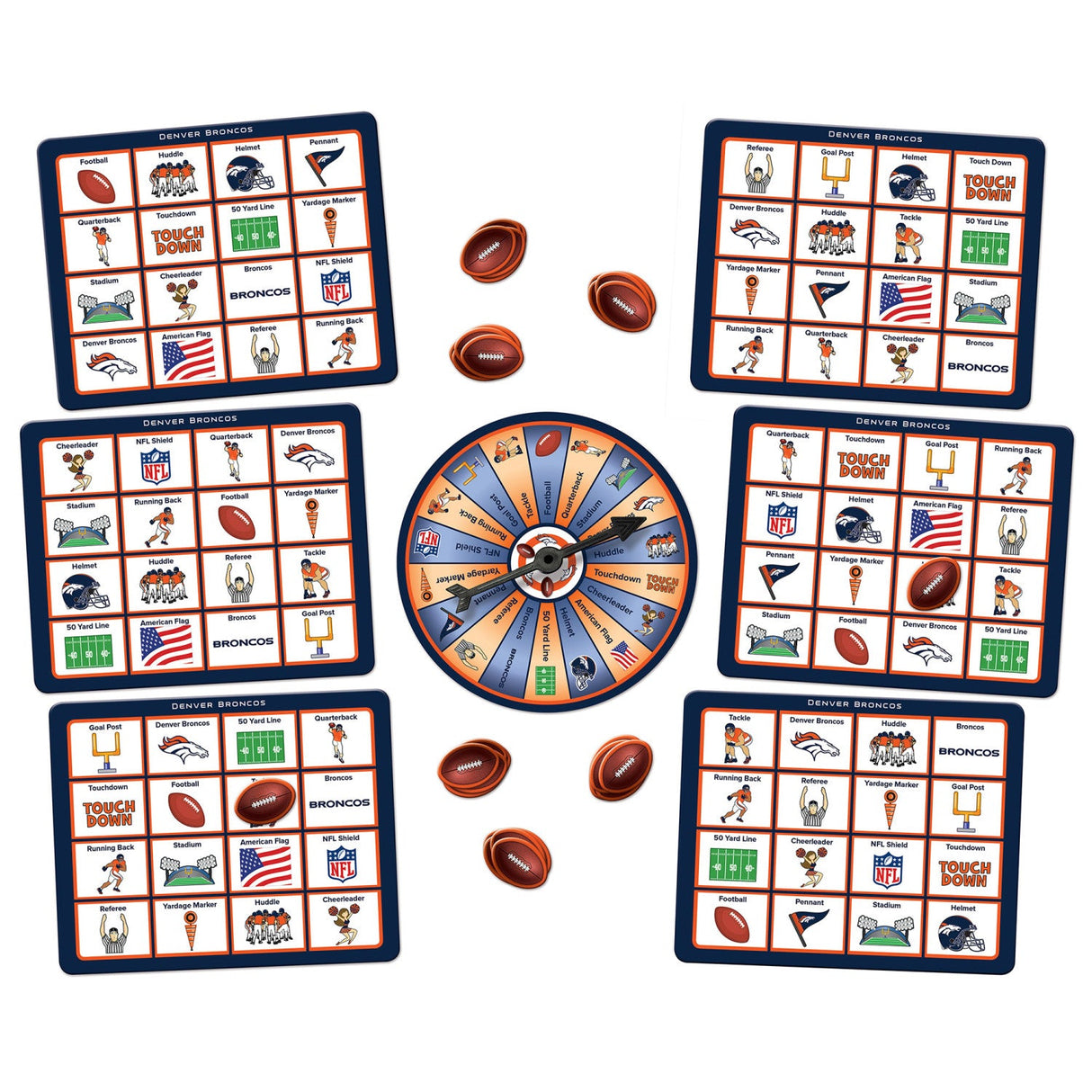 Denver Broncos Bingo Game by MasterPieces Puzzle Company INC