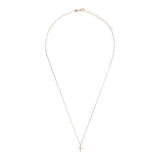 Petite Cross Pendant With Chain Necklace by MILOR COMMENTSOLD