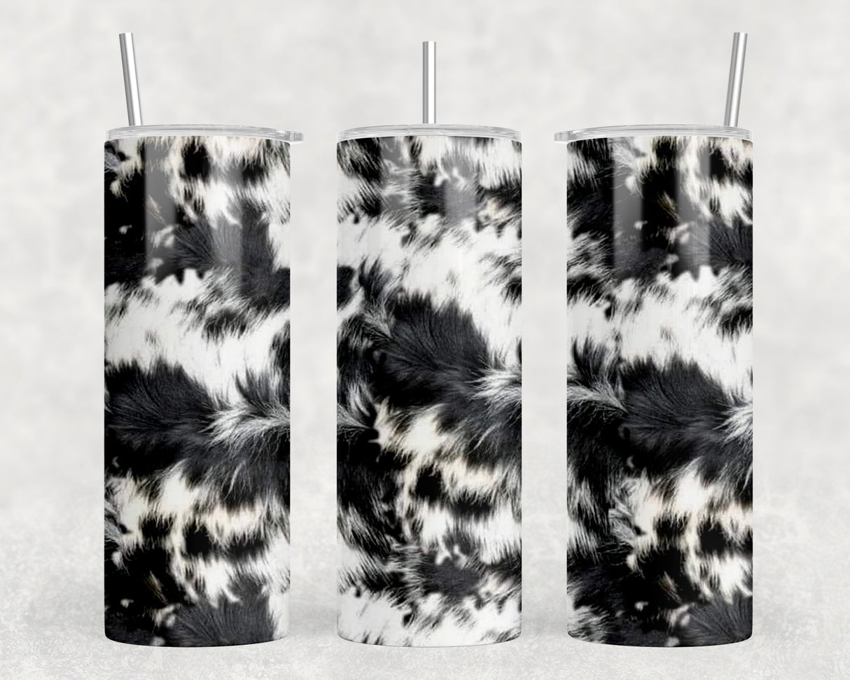 faux cowhide|Skinny Tumbler|Optional Bluetooth Speaker| Speaker Color Varies by Rowdy Ridge Co