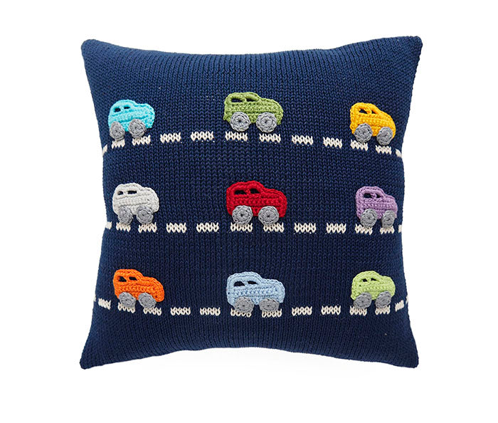 Mini Car 10" Pillow by Melange Collection