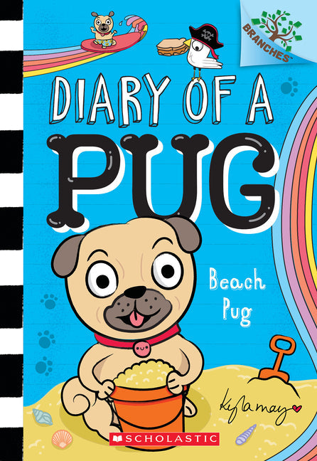 Beach Pug: A Branches Book (Diary of a Pug #10) - Paperback by Books by splitShops