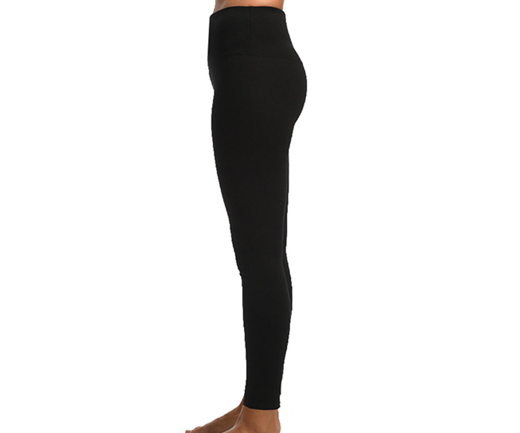 InstantFigure Hi-Waist Stretch Leggings-No Side Seams - 168PL028 by InstantFigure INC