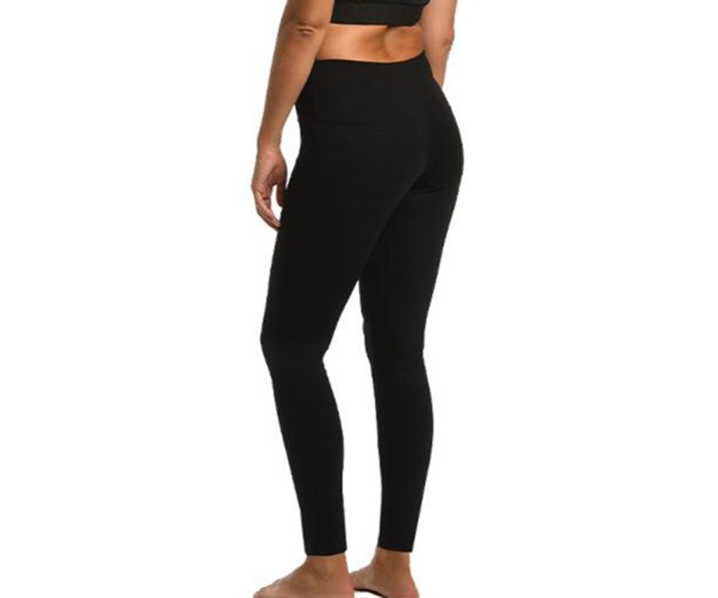 InstantFigure Hi-Waist Stretch Leggings-No Side Seams - 168PL028 by InstantFigure INC