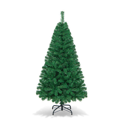 Artificial PVC Christmas Tree with Solid Metal Stand-5 ft