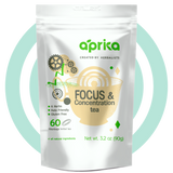 Focus & Concentration Herbal Tea, 60 bags by Aprika Life