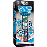 Carolina Panthers 100 Piece Poker Chips by MasterPieces Puzzle Company INC