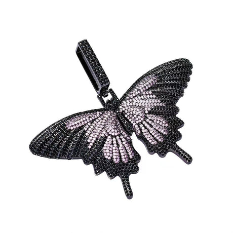 Fully Iced Out Diamond Big Butterfly Pendant by Bling Proud | Urban Jewelry Online Store