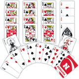 Nebraska Cornhuskers Playing Cards - 54 Card Deck by MasterPieces Puzzle Company INC