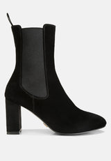 gaven suede high ankle chelsea boots by London Rag