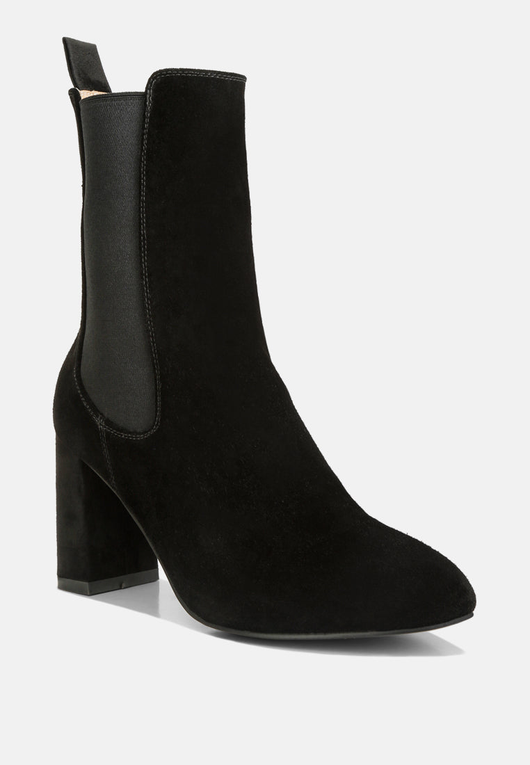 gaven suede high ankle chelsea boots by London Rag