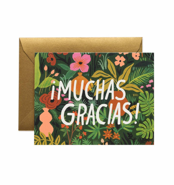 Rifle Paper Co.: ¡MUCHAS GRACIAS! CARD by Quirky Crate