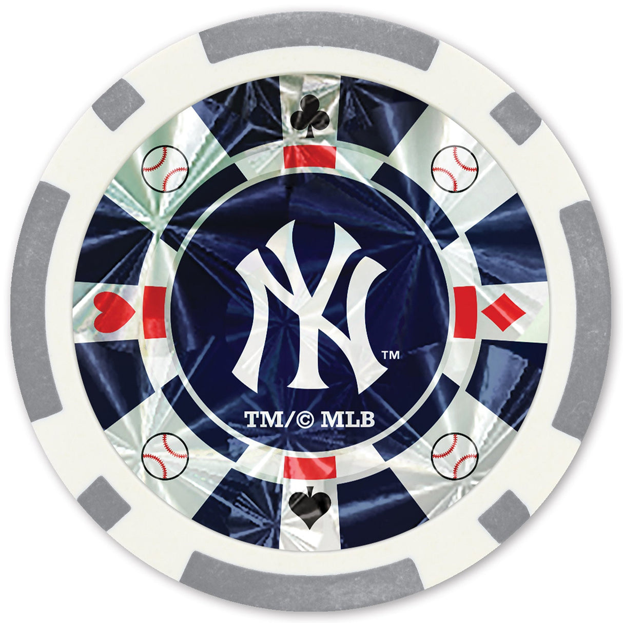 New York Yankees 20 Piece Poker Chips by MasterPieces Puzzle Company INC