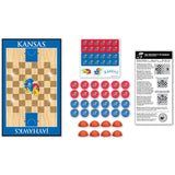 Kansas Jayhawks Checkers Board Game by MasterPieces Puzzle Company INC