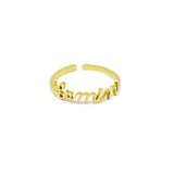 Scripted Zodiac Ring by Ellisonyoung.com