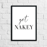 Get Nakey Bathroom Wall Decor Print by WinsterCreations™ Official Store