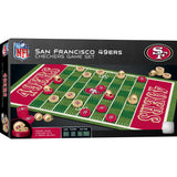 San Francisco 49ers Checkers Board Game by MasterPieces Puzzle Company INC