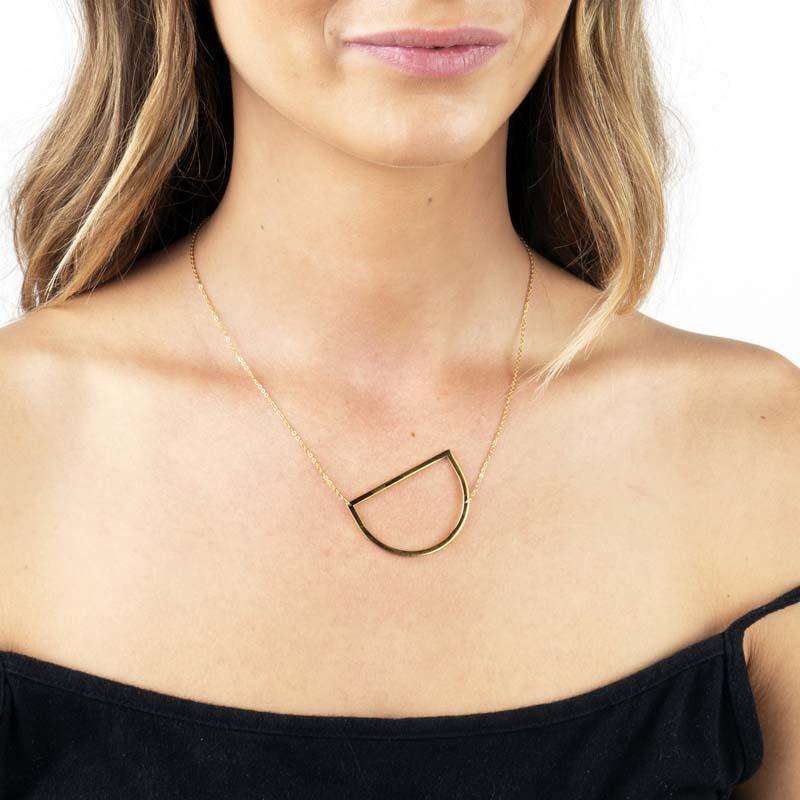 Gold Initial Necklaces by Jonesy Wood