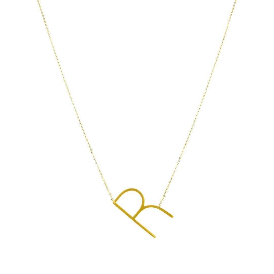 Gold Initial Necklaces by Jonesy Wood